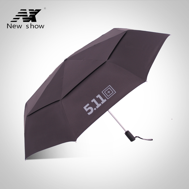 NX   ̾ ǳ    125cm Ķ   ڵ Ͻ /NX Golf Double Layer Windproof Umbrella Three Folding 125cm parasol male Commercial Automatic b